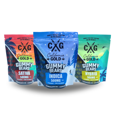 CaliGold Edibles
500MG PER BAG
